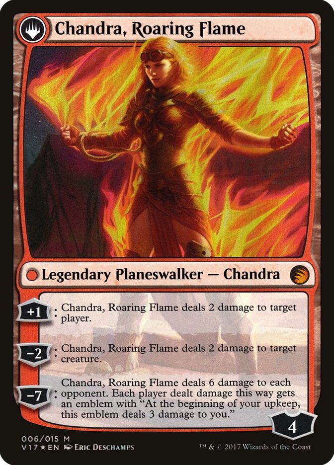 Chandra, Fire of Kaladesh (V17-006) - From the Vault: Transform: (originpwdfc) Foil