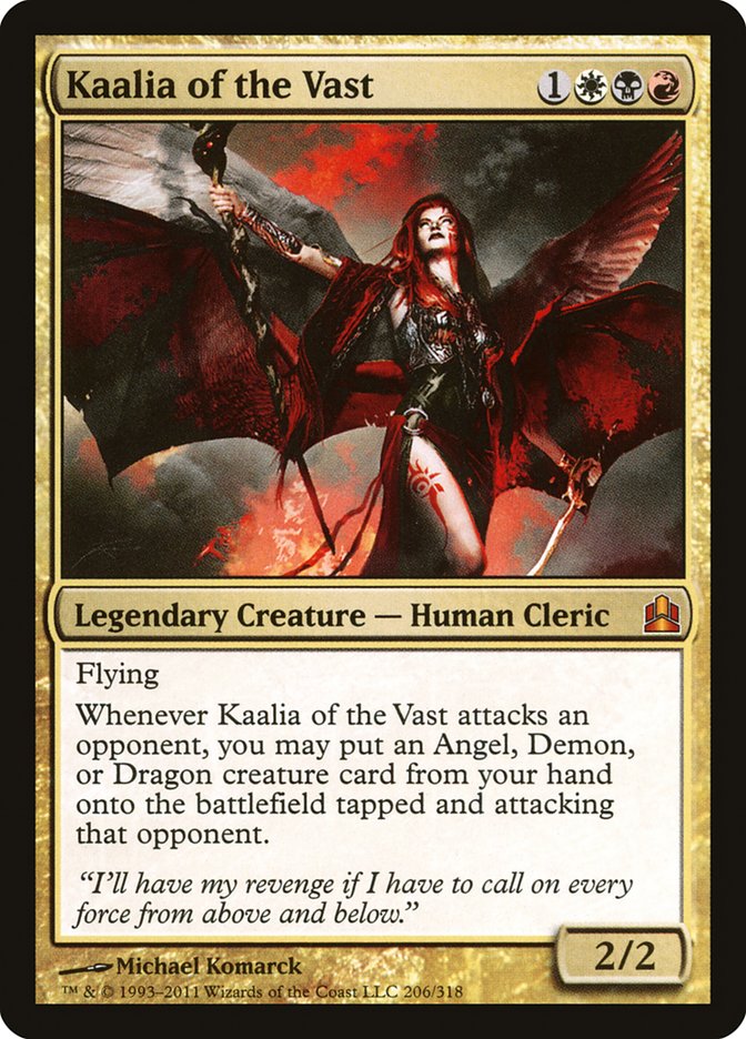 Kaalia of the Vast [Commander 2011] | The CG Realm