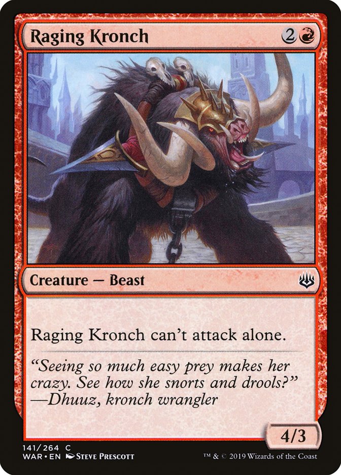 Raging Kronch [War of the Spark] | The CG Realm