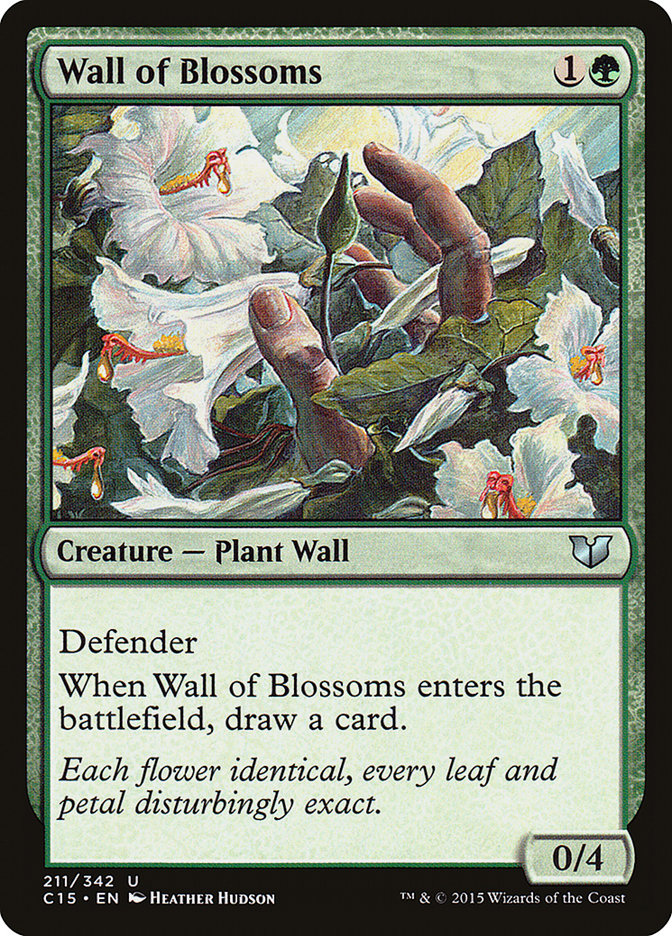 Wall of Blossoms [Commander 2015] | The CG Realm