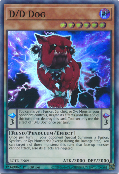 D/D Dog [ROTD-EN091] Super Rare | The CG Realm