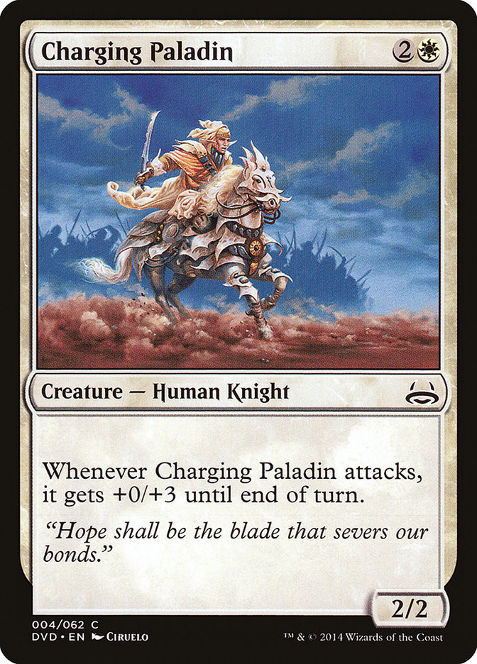 Charging Paladin (Divine vs. Demonic) [Duel Decks Anthology] | The CG Realm