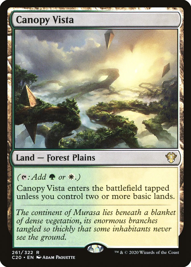 Canopy Vista [Commander 2020] | The CG Realm