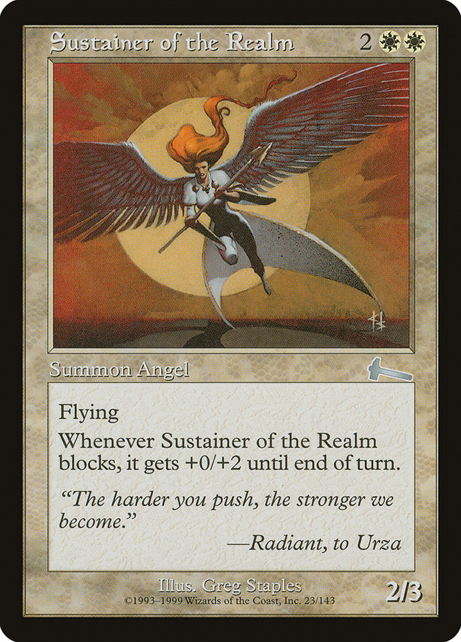 Sustainer of the Realm [Urza's Legacy] | The CG Realm