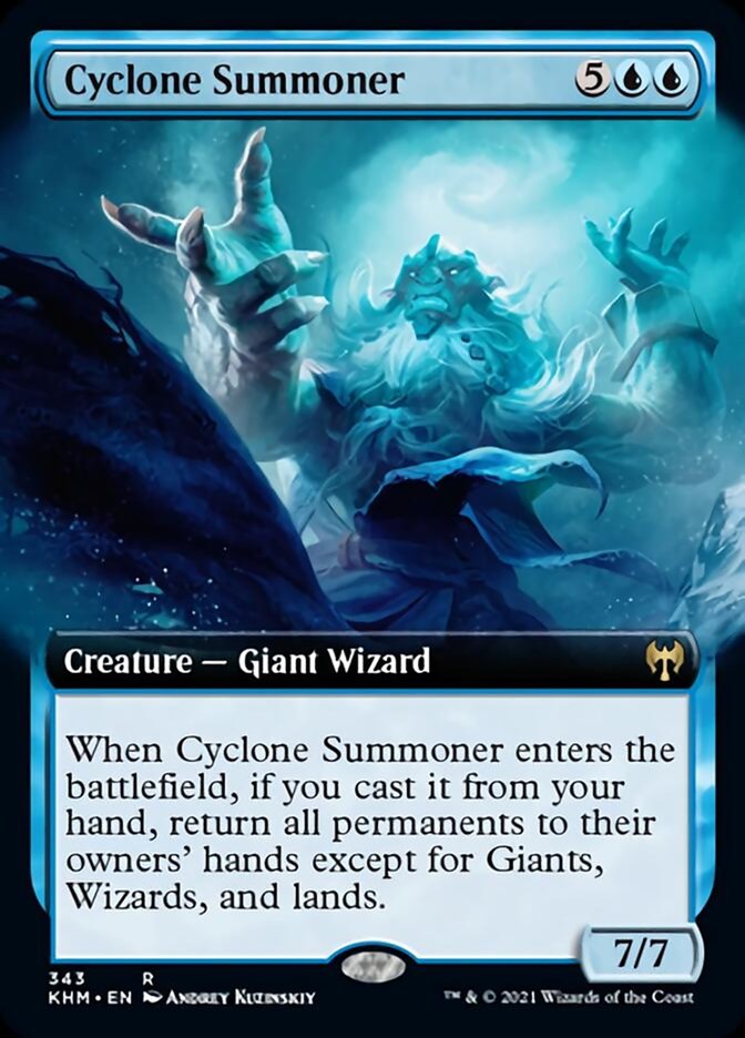 Cyclone Summoner (Extended Art) [Kaldheim] | The CG Realm