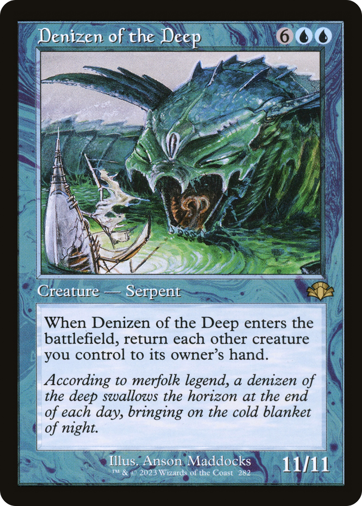 Denizen of the Deep (Retro) [Dominaria Remastered] | The CG Realm