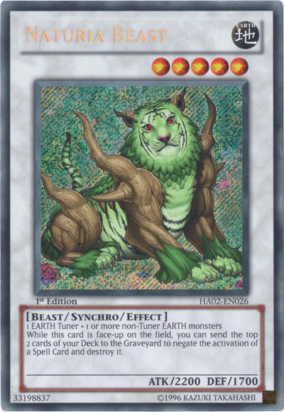 Naturia Beast [HA02-EN026] Secret Rare | The CG Realm