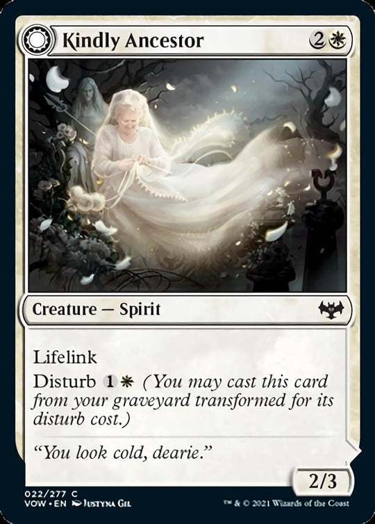 Kindly Ancestor (VOW-022) - Innistrad: Crimson Vow: (Double Faced Transform)
