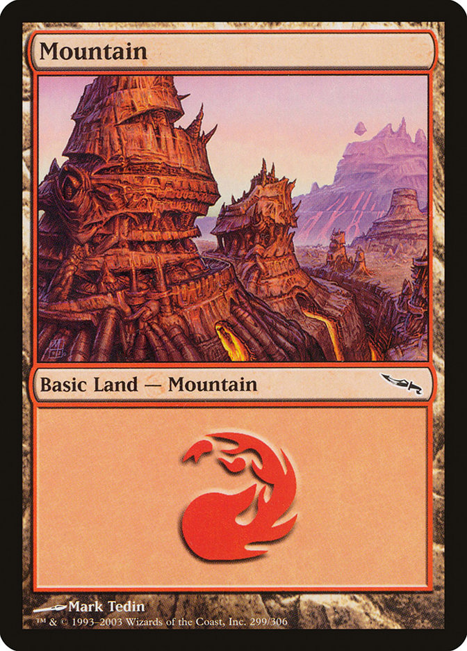 Mountain (299) [Mirrodin] | The CG Realm