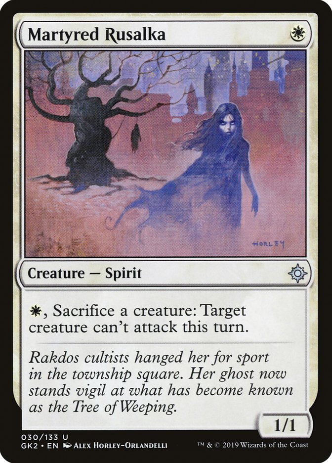 Martyred Rusalka [Ravnica Allegiance Guild Kit] | The CG Realm
