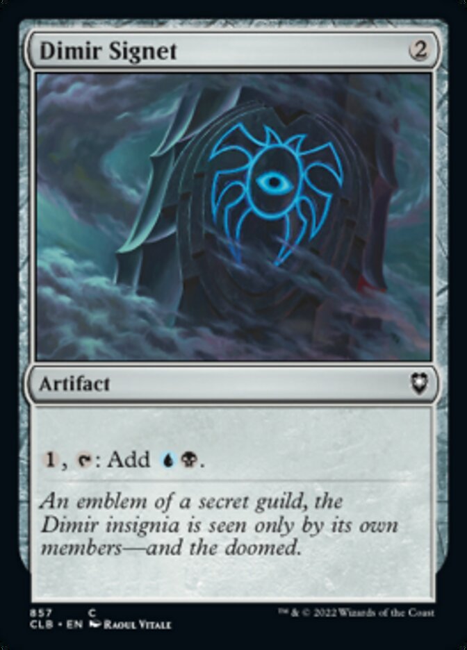 Dimir Signet [Commander Legends: Battle for Baldur's Gate] | The CG Realm