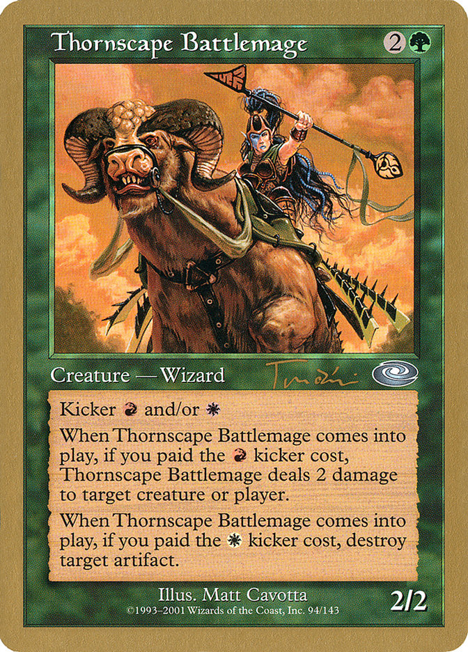 Thornscape Battlemage (Jan Tomcani) [World Championship Decks 2001] | The CG Realm