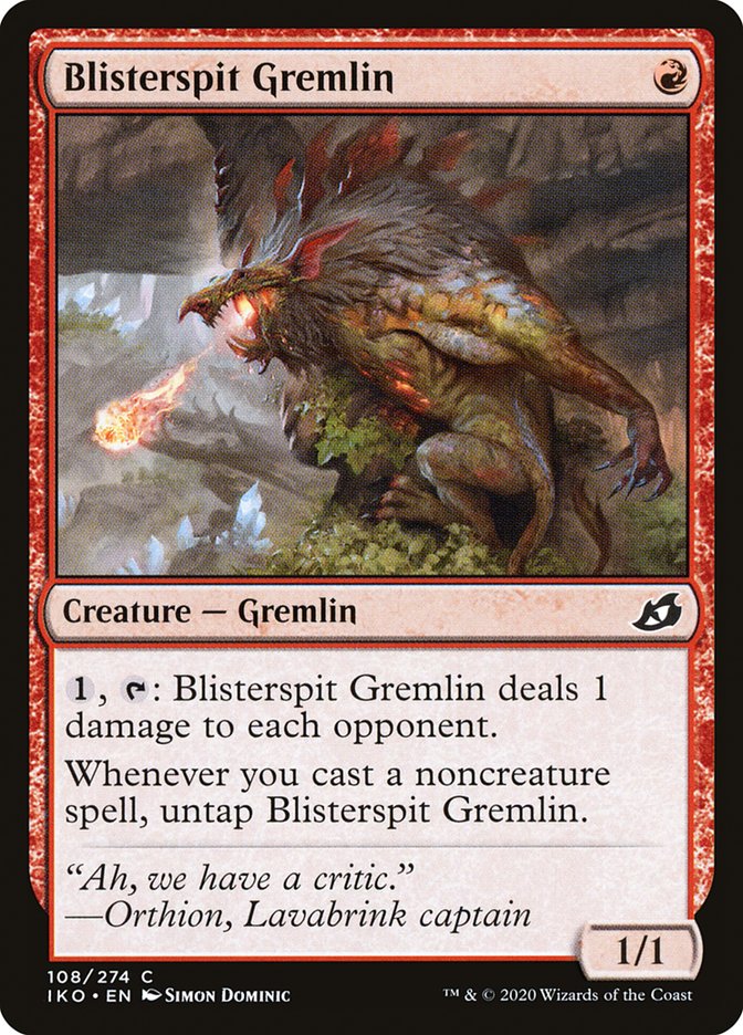 Blisterspit Gremlin [Ikoria: Lair of Behemoths] | The CG Realm