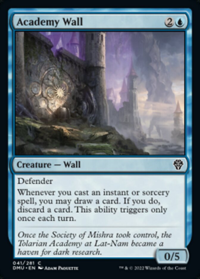 Academy Wall [Dominaria United] | The CG Realm