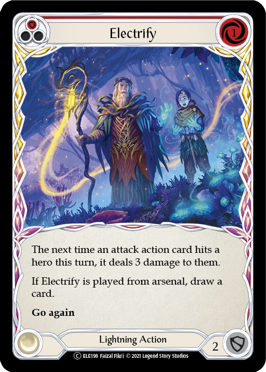 Electrify (Red) [U-ELE198] (Tales of Aria Unlimited)  Unlimited Rainbow Foil | The CG Realm