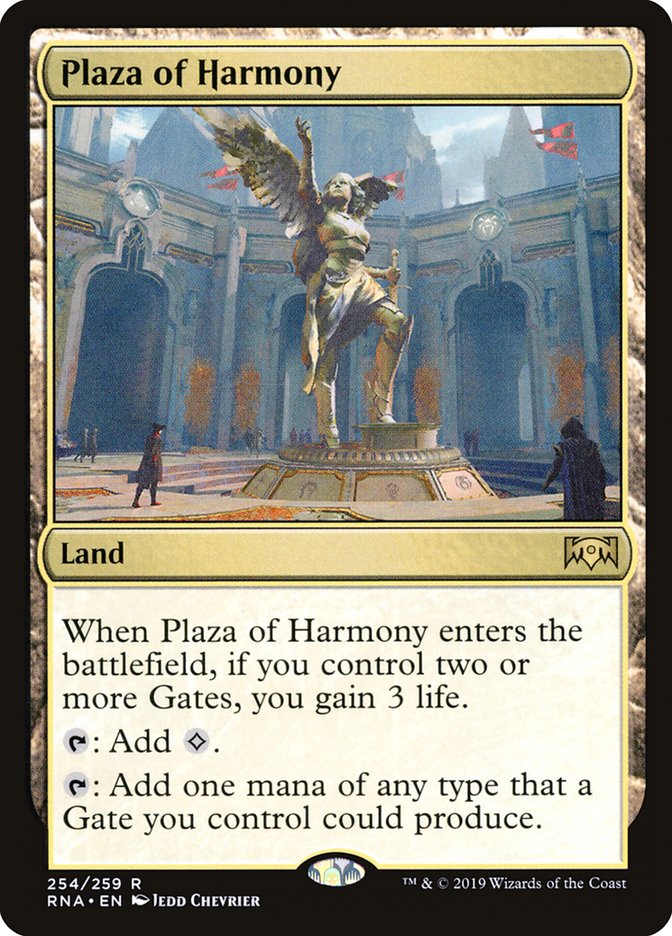 Plaza of Harmony [Ravnica Allegiance] | The CG Realm