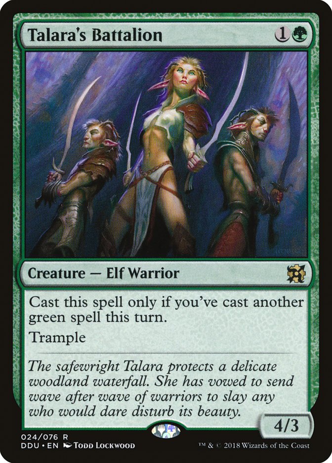 Talara's Battalion [Duel Decks: Elves vs. Inventors] | The CG Realm
