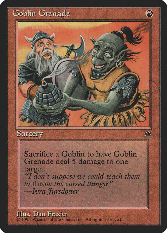 Goblin Grenade (Dan Frazier) [Fallen Empires] | The CG Realm