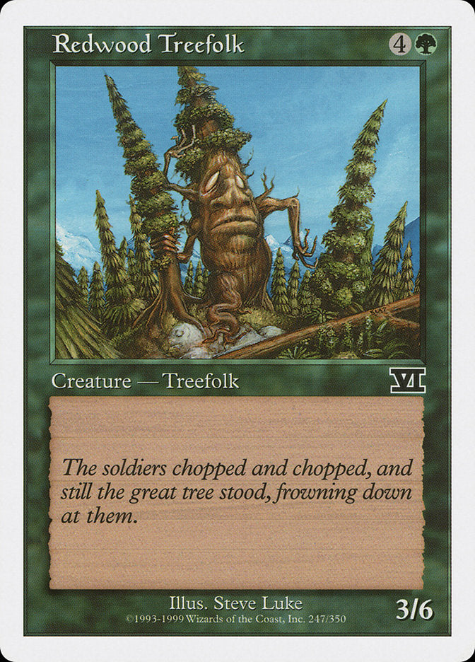 Redwood Treefolk [Classic Sixth Edition] | The CG Realm