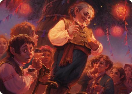 Bilbo, Retired Burglar Art Card [The Lord of the Rings: Tales of Middle-earth Art Series] | The CG Realm