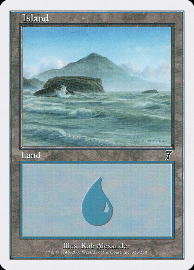 Island (333) [Seventh Edition] | The CG Realm