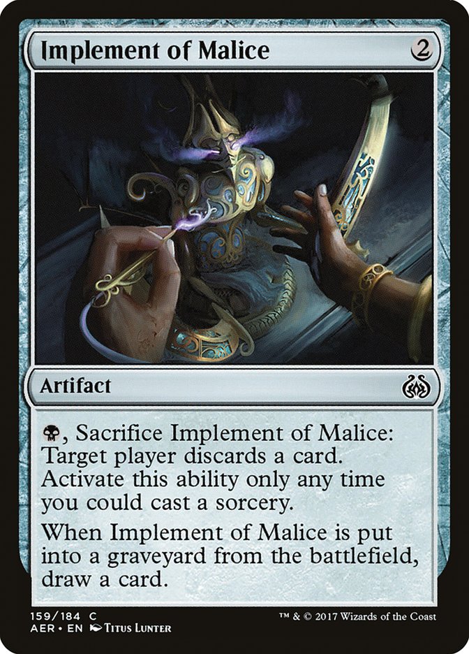 Implement of Malice [Aether Revolt] | The CG Realm