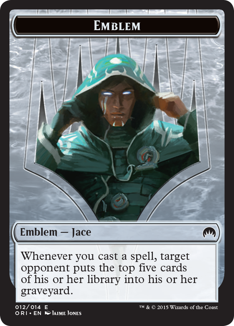 Pest // Jace, Telepath Unbound Emblem Double-Sided Token [Secret Lair: From Cute to Brute Tokens] | The CG Realm