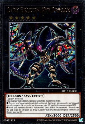 Dark Requiem Xyz Dragon [OP15-EN002] Ultimate Rare | The CG Realm