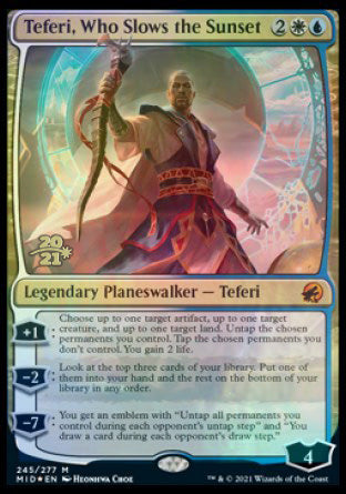 Teferi, Who Slows the Sunset [Innistrad: Midnight Hunt Prerelease Promos] | The CG Realm