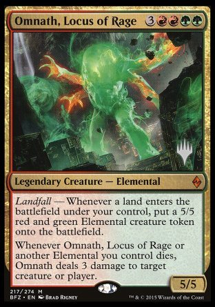 Omnath, Locus of Rage (Promo Pack) [Battle for Zendikar Promos] | The CG Realm