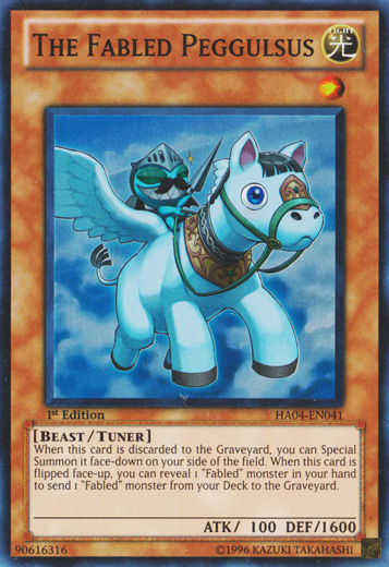 The Fabled Peggulsus [HA04-EN041] Super Rare | The CG Realm