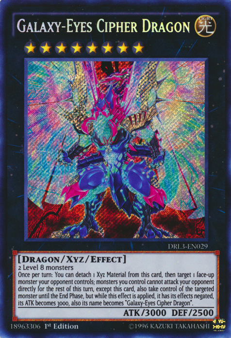 Galaxy-Eyes Cipher Dragon [DRL3-EN029] Secret Rare | The CG Realm