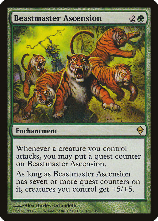 Beastmaster Ascension [Zendikar] | The CG Realm