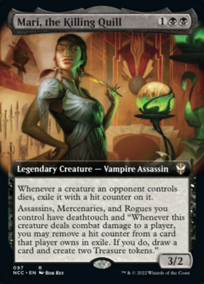 Mari, the Killing Quill (Extended Art) [Streets of New Capenna Commander] | The CG Realm
