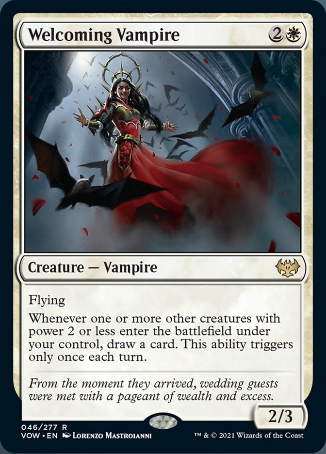 Welcoming Vampire [Innistrad: Crimson Vow] | The CG Realm
