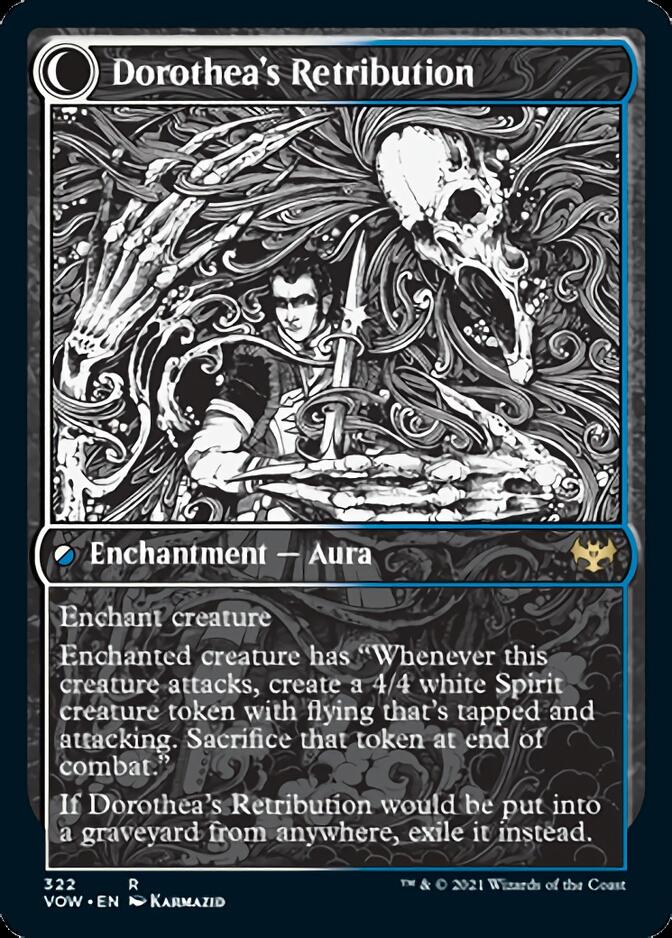 Dorothea, Vengeful Victim (Showcase) (VOW-322) - Innistrad: Crimson Vow: (Showcase, Double Faced Transform)