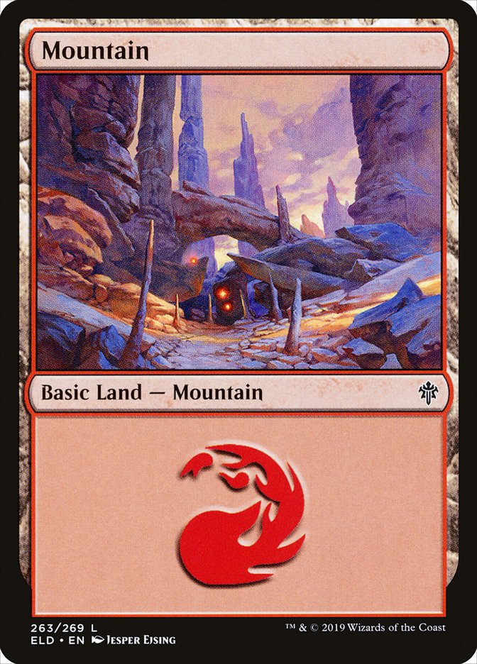 Mountain (263) [Throne of Eldraine] | The CG Realm