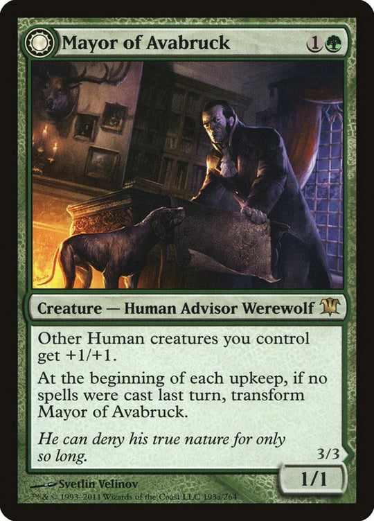 Mayor of Avabruck (ISD-193) - Innistrad: (Double Faced Transform)