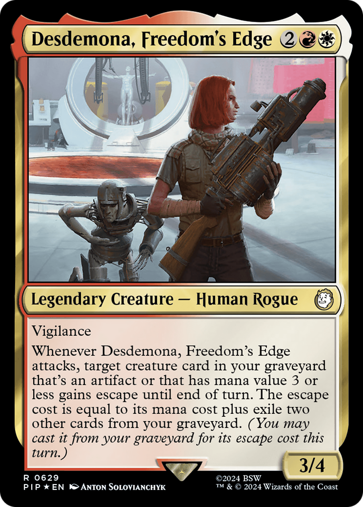 Desdemona, Freedom's Edge (Surge Foil) [Fallout] | The CG Realm