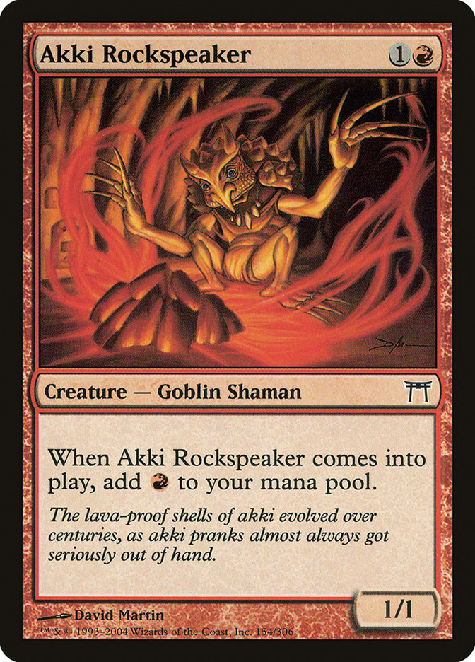 Akki Rockspeaker [Champions of Kamigawa] | The CG Realm