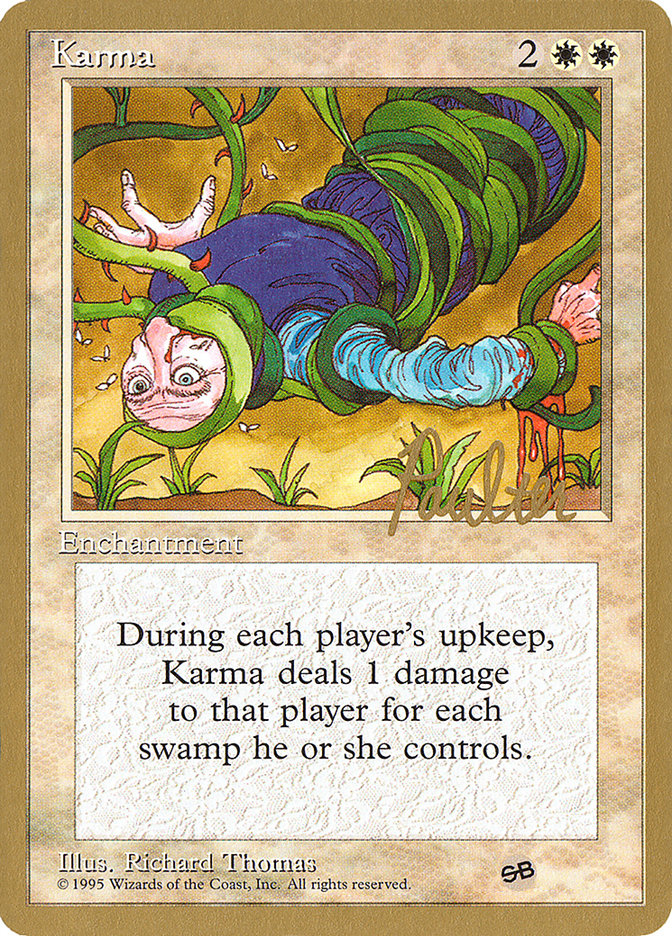 Karma (Preston Poulter) (SB) [Pro Tour Collector Set] | The CG Realm
