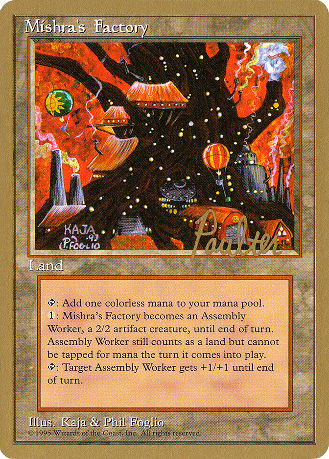 Mishra's Factory (Preston Poulter) [Pro Tour Collector Set] | The CG Realm