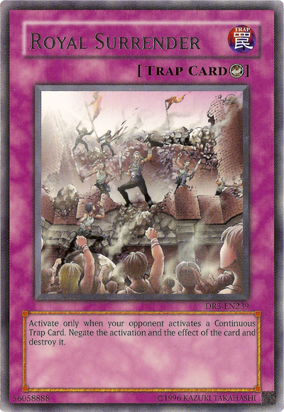 Royal Surrender [DR3-EN239] Rare | The CG Realm