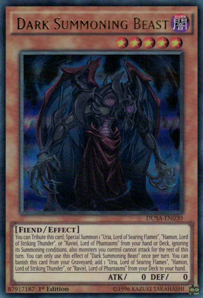 Dark Summoning Beast [DUSA-EN030] Ultra Rare | The CG Realm