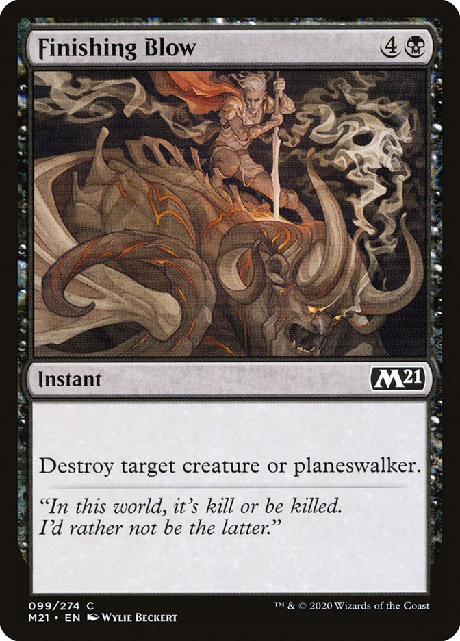 Finishing Blow [Core Set 2021] | The CG Realm