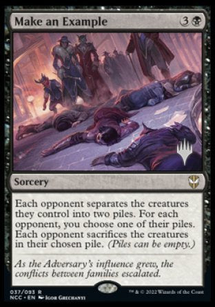 Make an Example (Promo Pack) [Streets of New Capenna Commander Promos] | The CG Realm