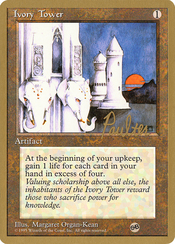 Ivory Tower (Preston Poulter) (SB) [Pro Tour Collector Set] | The CG Realm