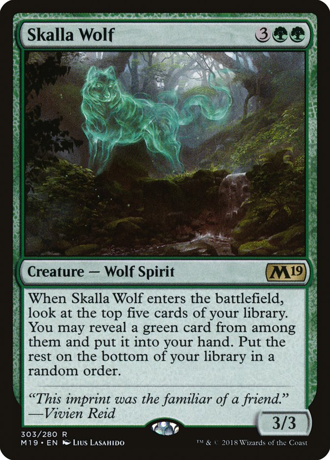 Skalla Wolf [Core Set 2019] | The CG Realm