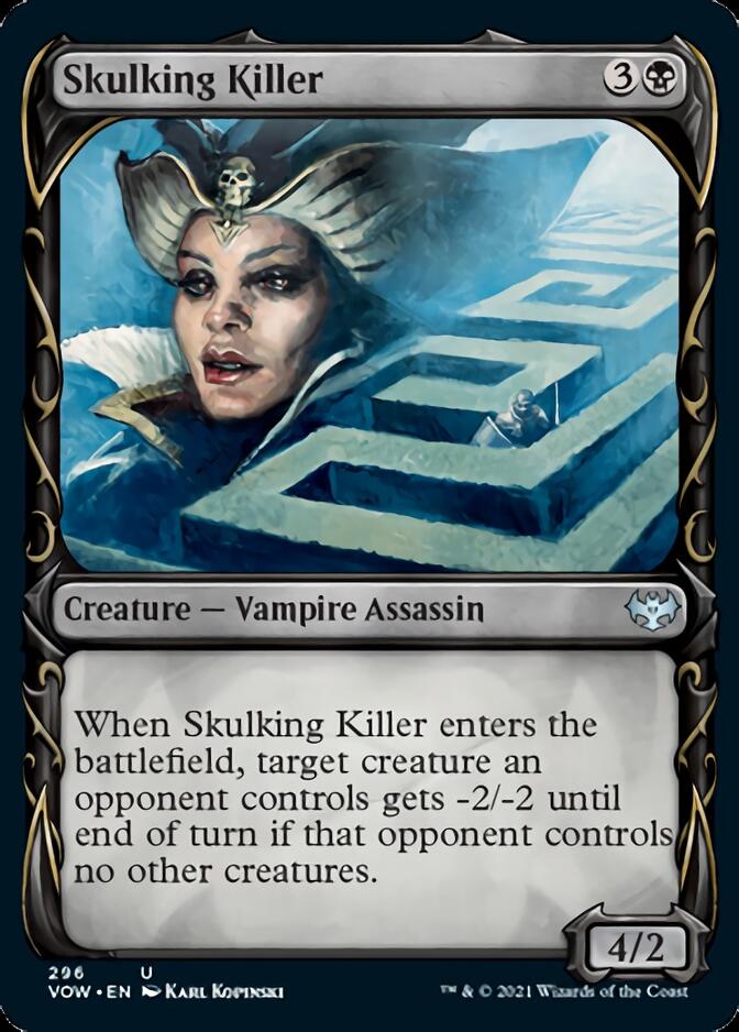 Skulking Killer (Showcase Fang Frame) [Innistrad: Crimson Vow] | The CG Realm