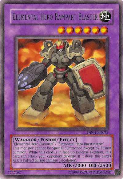 Elemental Hero Rampart Blaster [DR04-EN093] Rare | The CG Realm